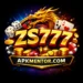 ZS777 game logo featuring casino-style design with gold coins, cards, dice, and branding text APKMentor.com at the bottom